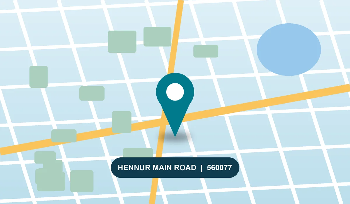 Sobha Hennur Address - Chikkagubbi, Hennur Main Road map